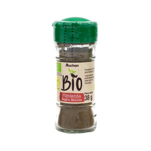 Imagen de ALCAMPO ECOLÓGICO Pimienta negra molida Bio 38 g.