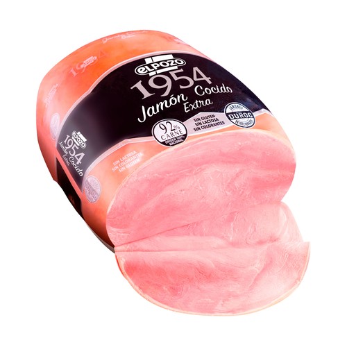 EL POZO 1954 Jamón cocido extra procedente de jamones 100% nacionales cruce Duroc - Loncha fina 1 mm