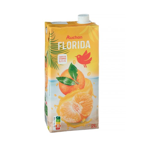 PRODUCTO ALCAMPO Bebida refrescante de zumo de naranja y mandarina Florida 2 l.