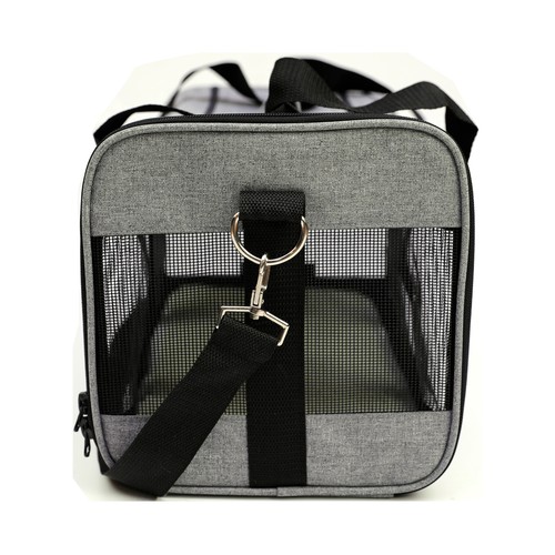 PRODUCTO ALCAMPO Bolsa de transporte para gatos (transportin) de 30 x 40 x 30 cm.