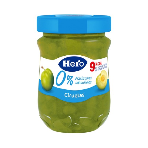 HERO 0% Confitura de ciruela sin azúcares añadidos 280 g.