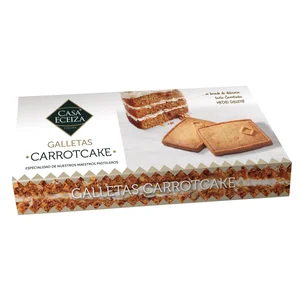 CASA ECEIZA Galletas de carrotcake, 120 g.