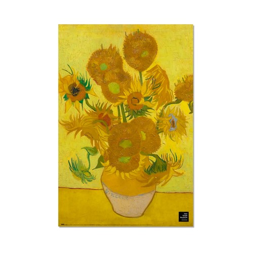 Poster van gogh museum girasoles. ERIK.