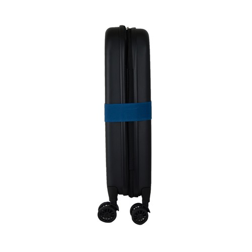 Maleta de cabina rígida tipo trolley extensible,  35x51x9 cm, color negro AIRPORT ALCAMPO.
