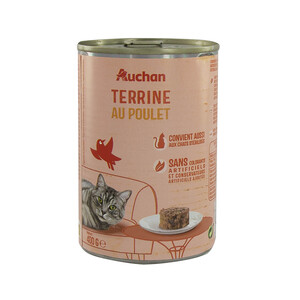 PRODUCTO ALCAMPO Alimento para gatos de paté de ave PRODUCTO ALCAMPO 400 g.