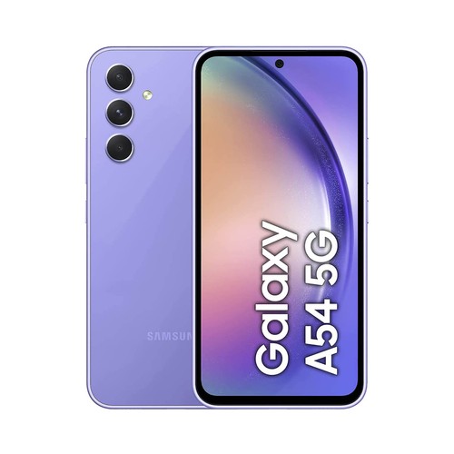 SAMSUNG Galaxy A54 violeta, 256GB + 8GB Ram, pantalla 16,2cm (6,4"). SM-A546BLVDEUB