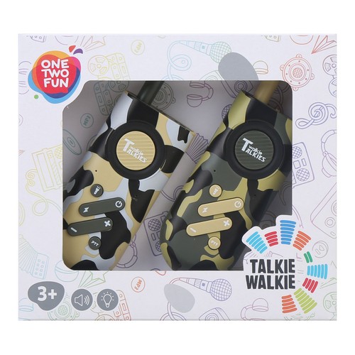 Walkie Talkie con luz, modelos surtidos +3 Años ONE, TWO FUN