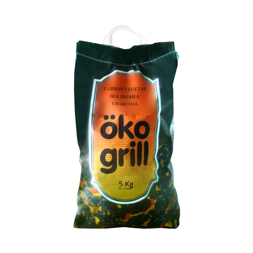 Carbón vegetal 5kg, ÖKO GRILL.