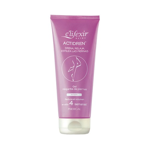 E'LIFEXIR Gel drenate y relajante de piernas, que ayuda a reducir su volumen en tan solo 4 semanas E'LIFEXIR Actidren 200 ml.