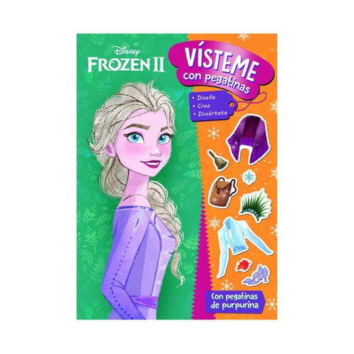 Disney / frozen 2. Vísteme con pegatinas. Disney. LIBROS DISNEY