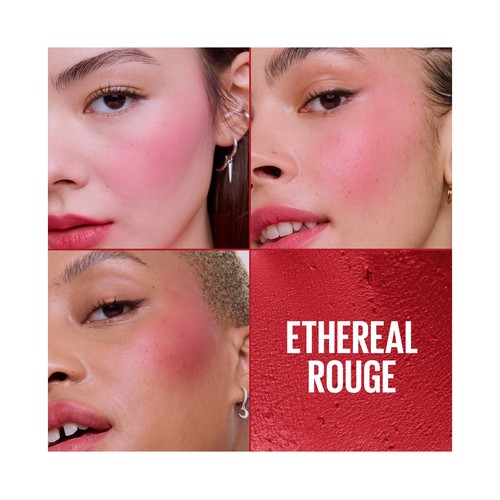 MAYBELLINE Cloudtopia tono 02 Ethereal roouge Colorete mousse para labios y mejillas, acabado mate difuminado.