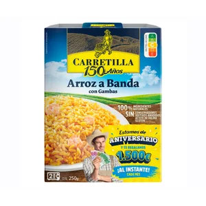 CARRETILLA Arroz a banda con gambas 250 g.