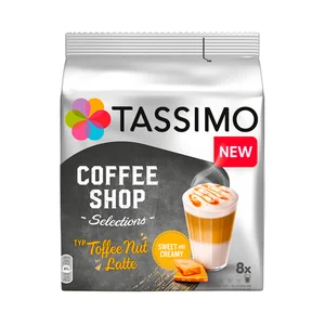 TASSIMO Café en cápsulas espresso toffeenut latte 8 uds.