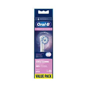 ORAL-B Cabezales de recambio para cepillo de dientes eléctrico ORAL-B Sensitive clean 4 uds.