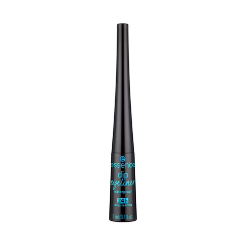 ESSENCE Dip eyeliner tono negro intenso Delineador de ojos (eyeliner) de larga duración y resistente al agua (waterproof).