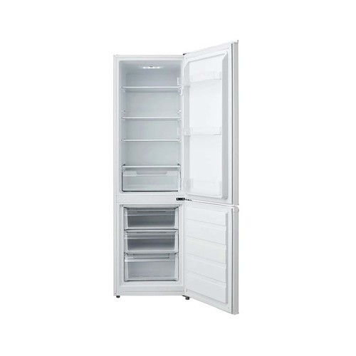 Frigorífico combi 180cm QILIVE Q.6950 blanco 600184107, NO FROST, clasificación energética: E, H: 180cm, A: 54,5cm, F: 62,5cm, capacidad total: 270L.