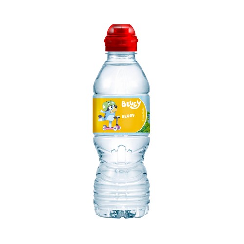 AQUAREL Agua mineral con tapón sport botella de 330 ml