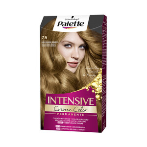 Imagen de PALETTE Tinte de pelo permanente tono 7.5 rubio dorado caramelo PALETTE Intensive creme color.