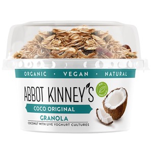 Imagen de ABBOT KINNEY´S Postre de coco con granola ecológica 145 g.