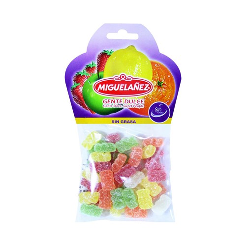 MIGUELAÑEZ Gominolas blandas en forma de ositos con azúcar bolsa 150 g.