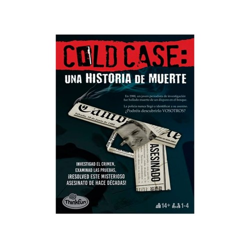 Juego de mesa Cold Case caso de muerte, +13 años, THINK FUN.
