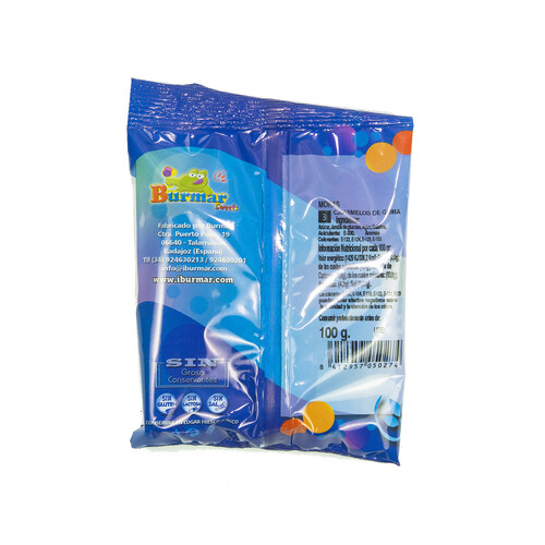 BURMAR Caramelos de goma, moras BURMAR 100 G.