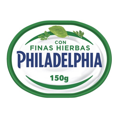 Queso con finas hierbas para untar PHILADELPHIA ORIGINAL 150 g.