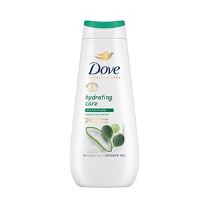 Imagen de DOVE Advanced care Gel hidratante para ducha o baño con aloe vera y agua de abedul 400 ml.
