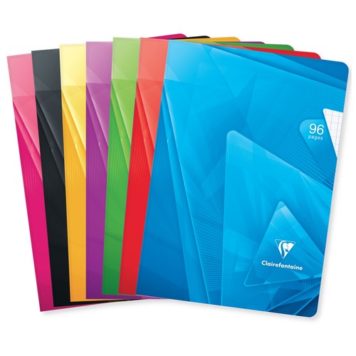 Cuaderno grapado A4 48 hojas, CLAIREFONTAINE.