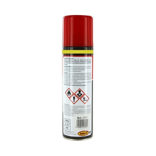 Limpiador de salpicaderos de 650 mililitros con acabado brillante y fresco olor a limón RM CLEAN.