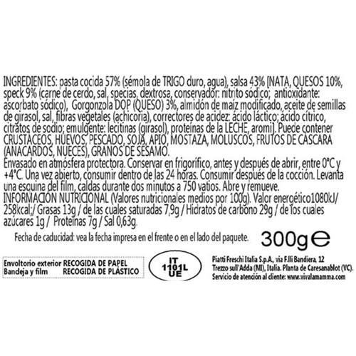 BERETTA Viva la Mamma Sedanini speck formaggio 300 g.