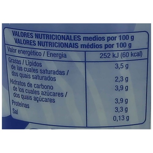 AUCHAN Yogur cremoso natural 500 g. Producto Alcampo