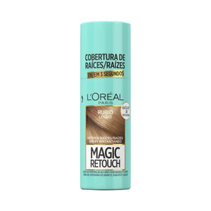 L´ORÉAL PARIS Magic retouch tono 4 Rubio Spray retocador de raices con cobertura temporal e instantánea de las canas.