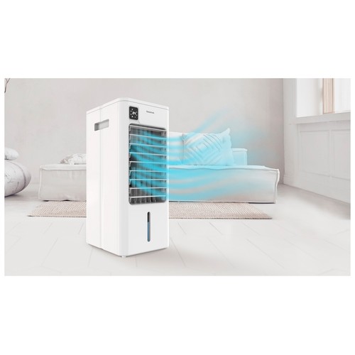 Climatizador evaporativo TAURUS R950,  ventilador y humidificador, 65W, 3 velocidades, depósito 7L.
