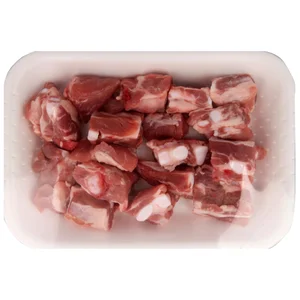Puntas de costillas de cerdo, troceadas