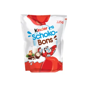 KINDER Huevos de chocolate con leche y relleno cremoso de leche avellanas 225 g.