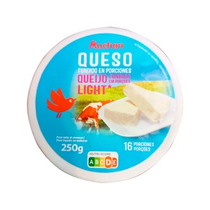 Imagen de AUCHAN Queso en porciones light 16 uds. 250 g. Producto Alcampo