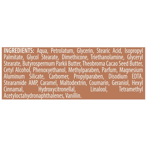 VASELINE Cocoa radiant Loción corporal hidratante, con manteca de cacao, para pieles secas 400 ml.