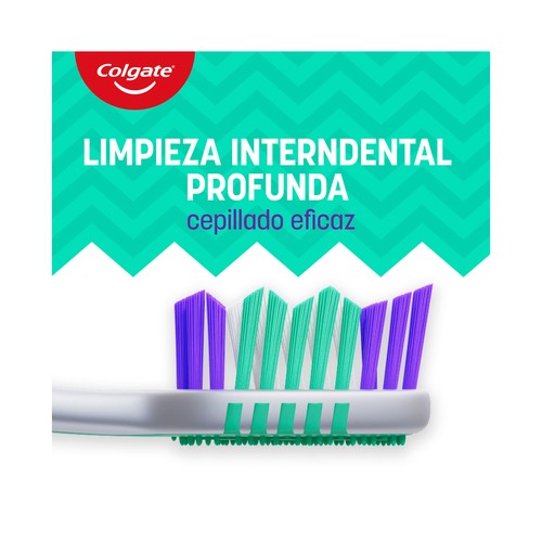 COLGATE Zigzag Cepillo de dientes suave, para una limpieza profunda 3 uds.