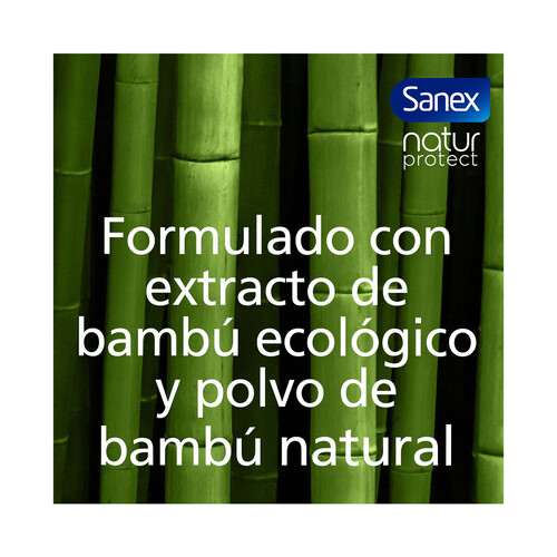 SANEX Natural protect Desodorante roll on para mujer con extracto de bambú ecológico 50 ml.