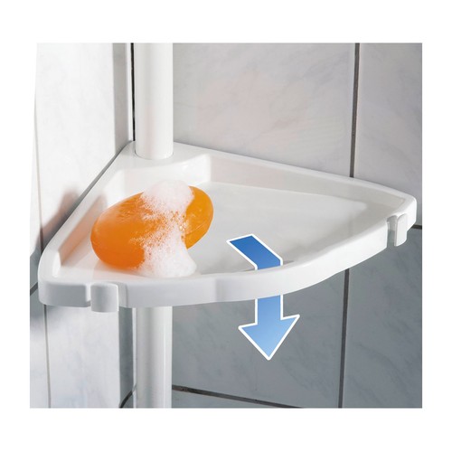 Rinconera para ducha de aluminio de alta calidad, WENKO.