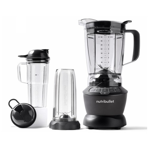 Batidora de vaso NUTRIBULLET NBF500DG, 1200W, cuchillas desmontables, capacidad de la jarra de 1,89L