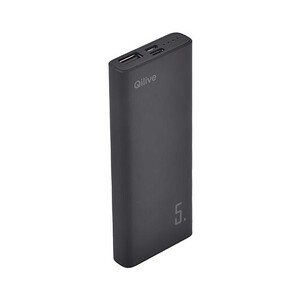 Batería externa QILIVE PowerBank 5000 mAh, 2xUSB, 2.1A.