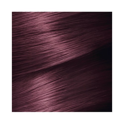 Tinte de pelo permanente color violín, tono 4.26 GARNIER Nutrisse créme.