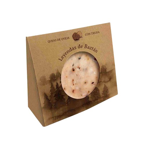 TGT Queso de oveja trufado Leyendas de Baztán TGT Cuña de 250g.