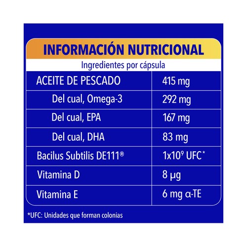 BION3 Omega 3 (complemento nutricional) 30 cápsulas.