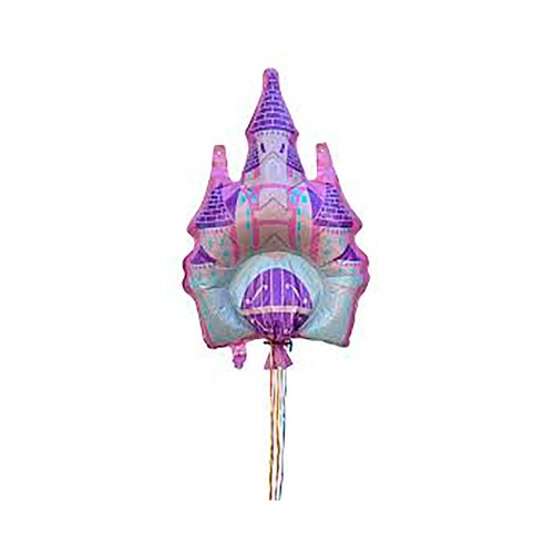 Piñata hinchable de foil de castillo de princesas, LIRAGRAM