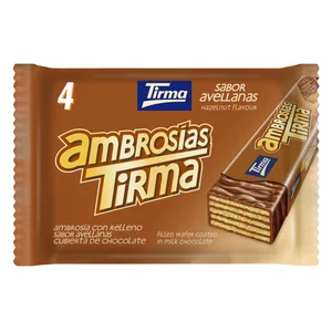 TIRMA Ambrosías de avellana 4 uds. 86 gr.