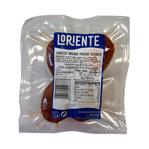 Imagen de LORIENTE Chorizo oreado de pincho picantes 127 g.