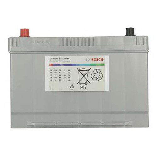Batería de coche 95Ah, arranque 840A, 12V, BOSCH.